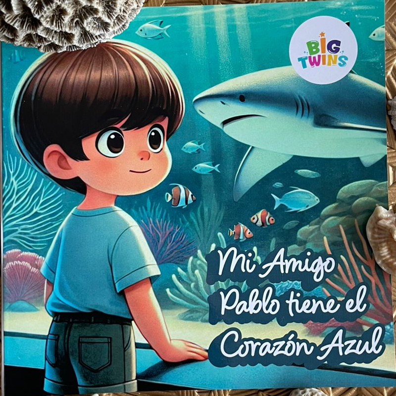 Mi amigo Pablo tiene el corazón azul