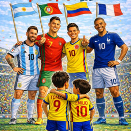 Copa Mundial para colorear